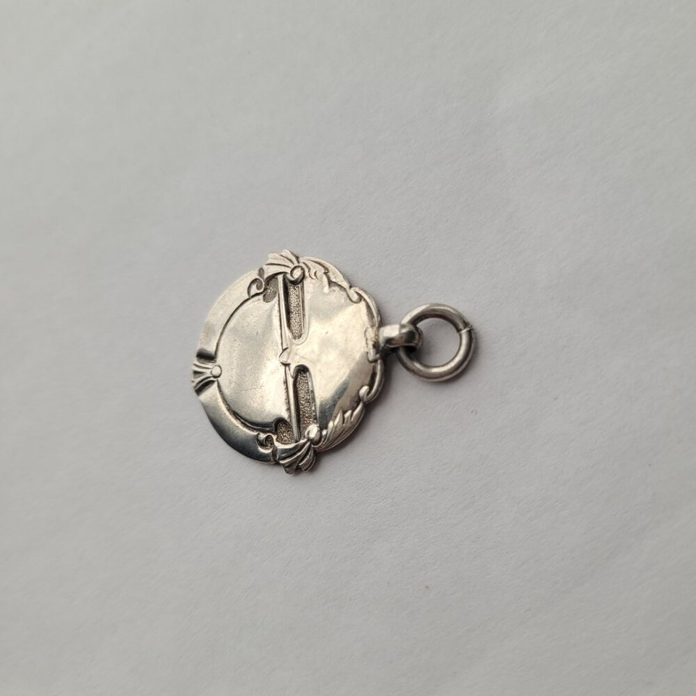 Antique Sterling Pendant Watch Fob 1924 Birmingham England - Picture 4 of 15